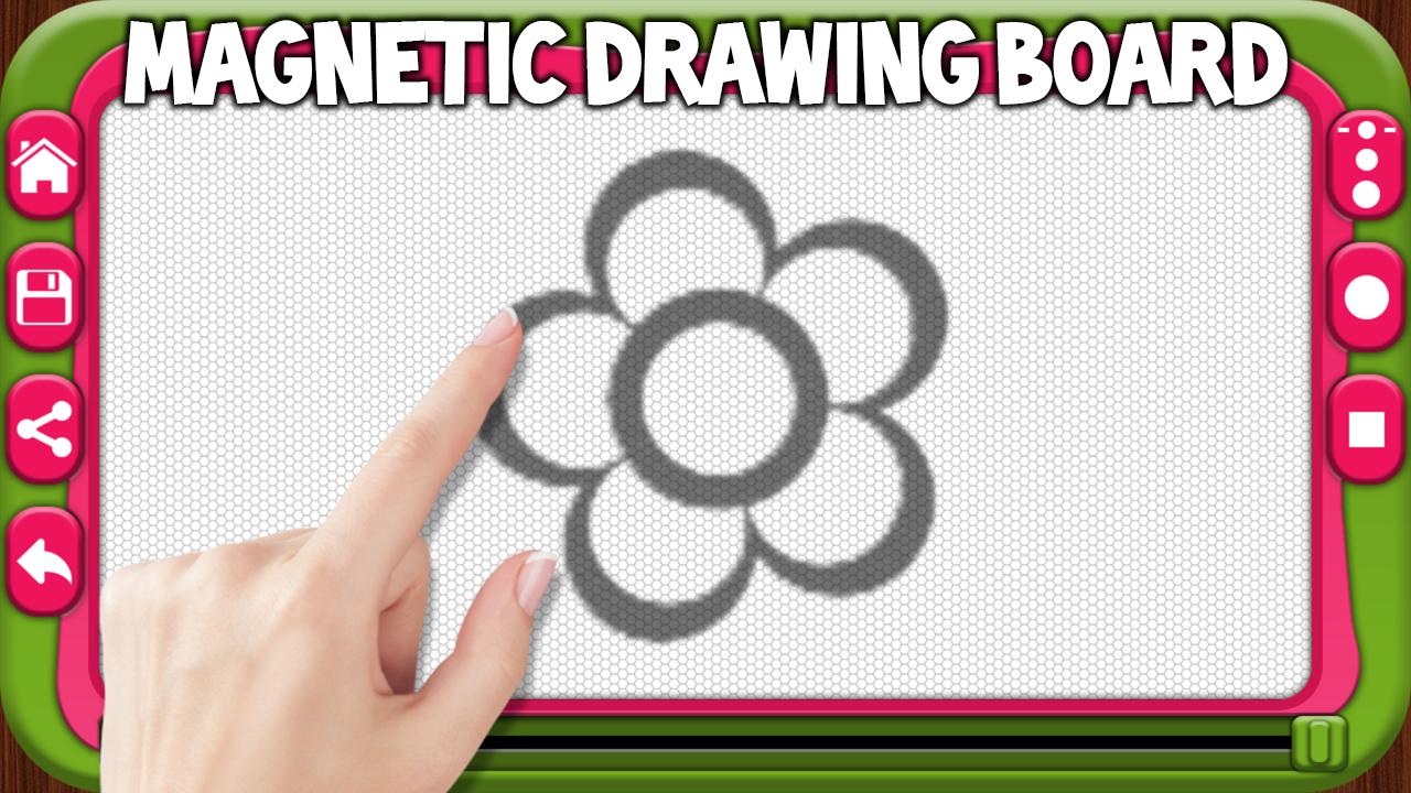 Magnetic drawing board
