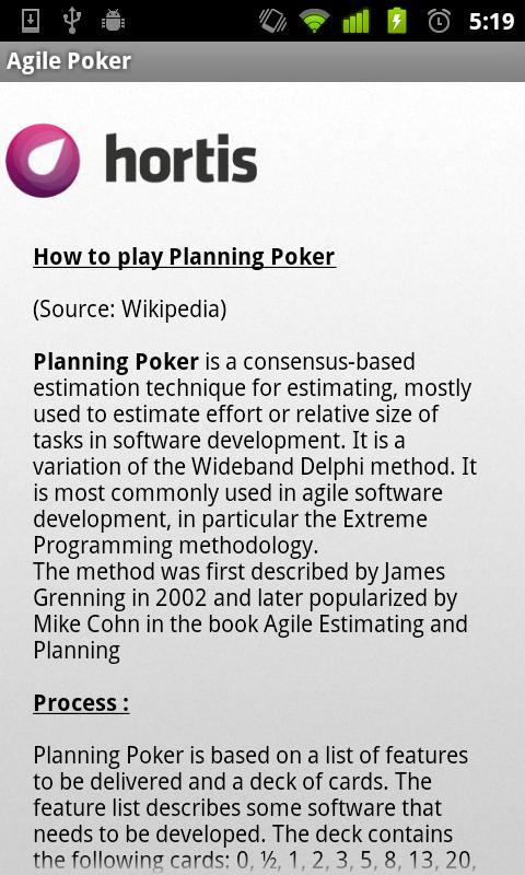 Agile Poker