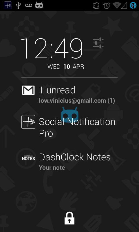 DashClock Notes