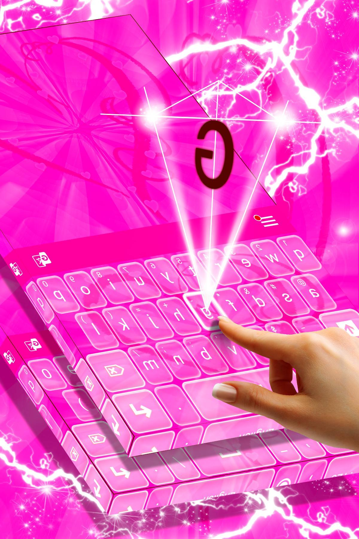 Hot Pink Keyboard Theme
