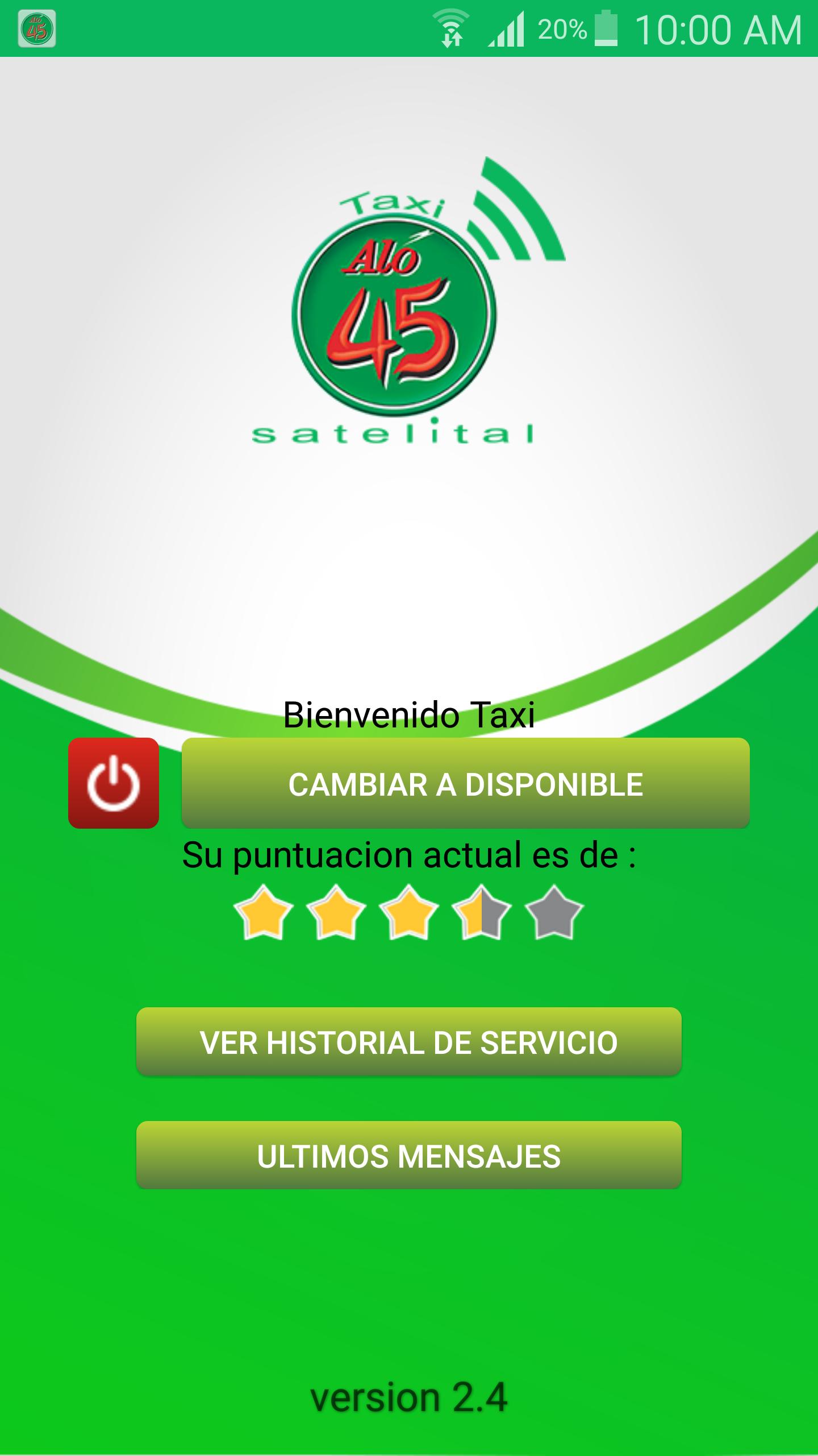 Taxi Alo45 Conductor