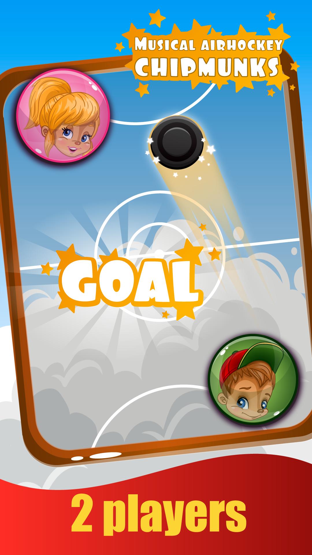 Musical airhockey chipmunks