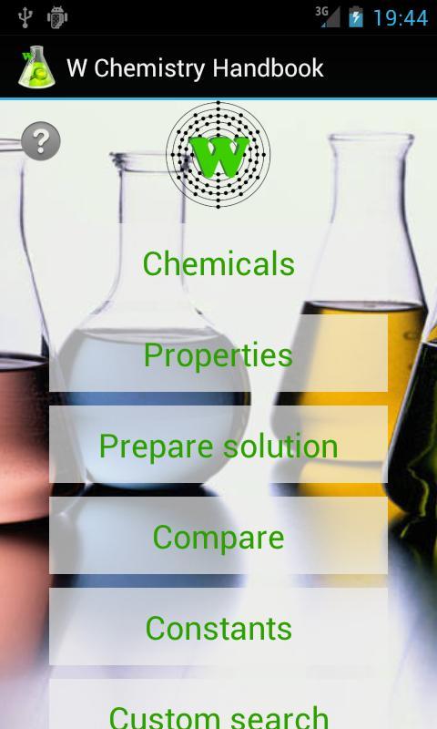 W Chemistry Handbook