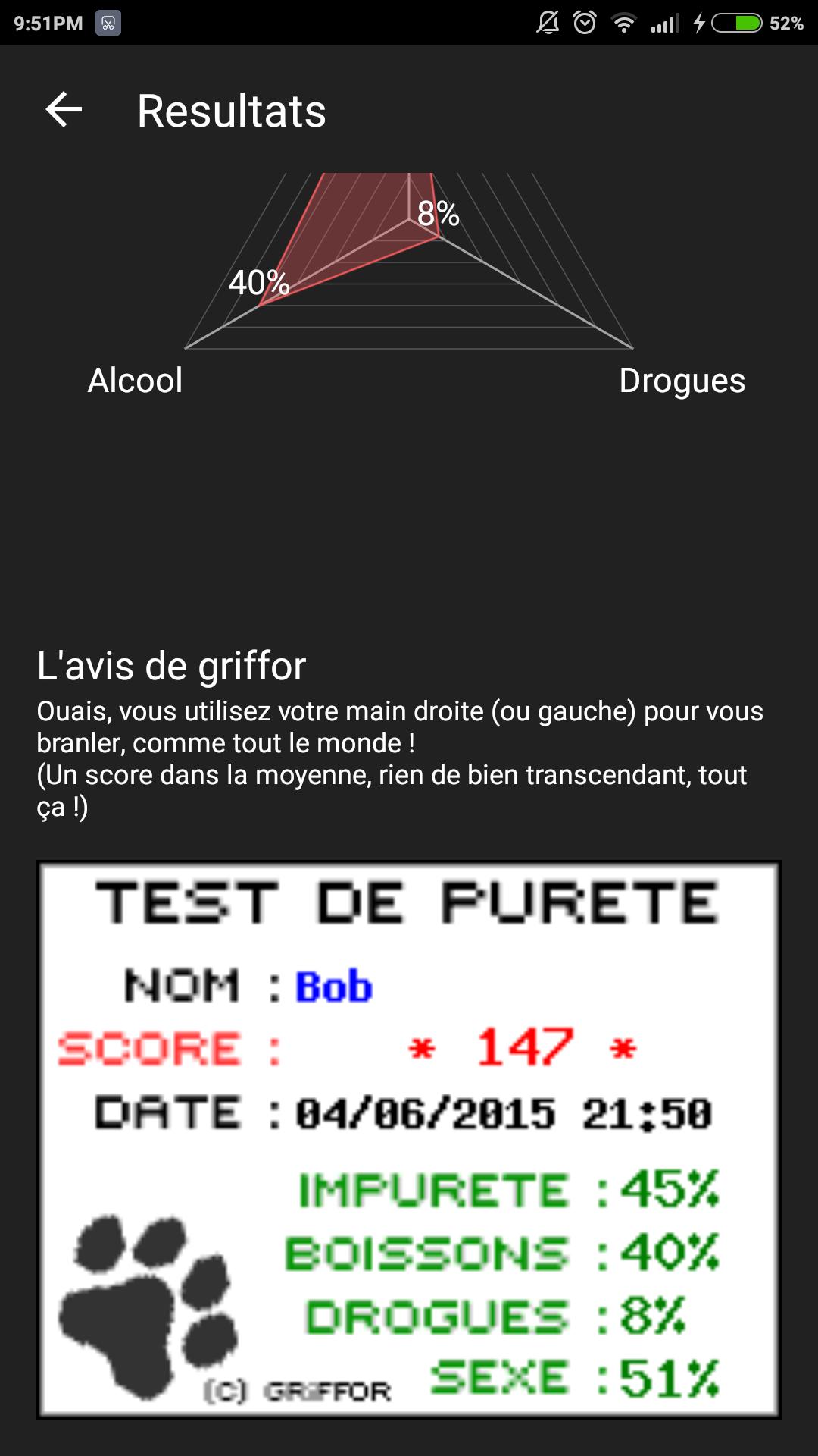 Griffor - Purity test