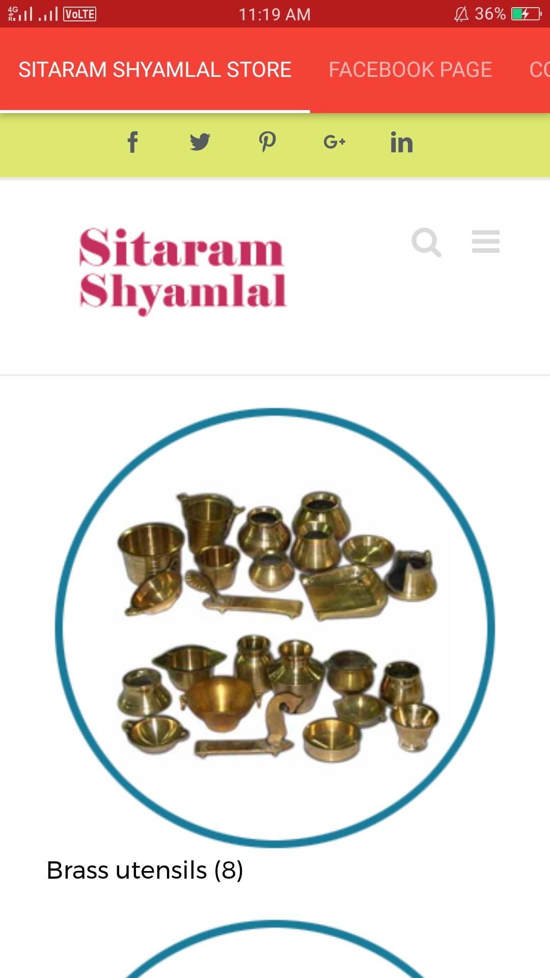 SRSL Store - Sitaram Shyamlal Store