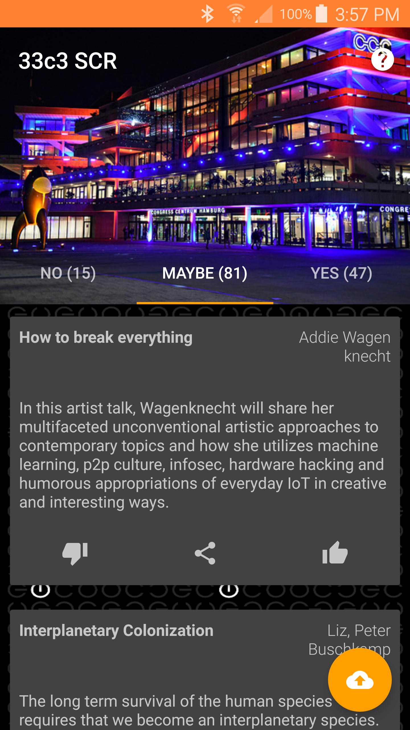 33C3 Schedule Conflict Resolvr