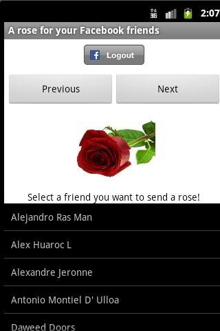 Send a rose