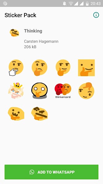 Thinking Sticker Pack