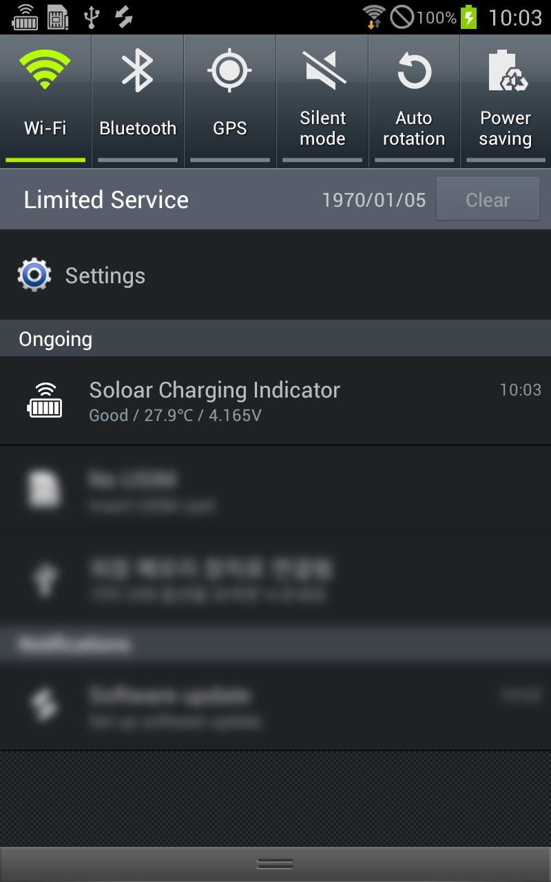 Solar Charging Indicator