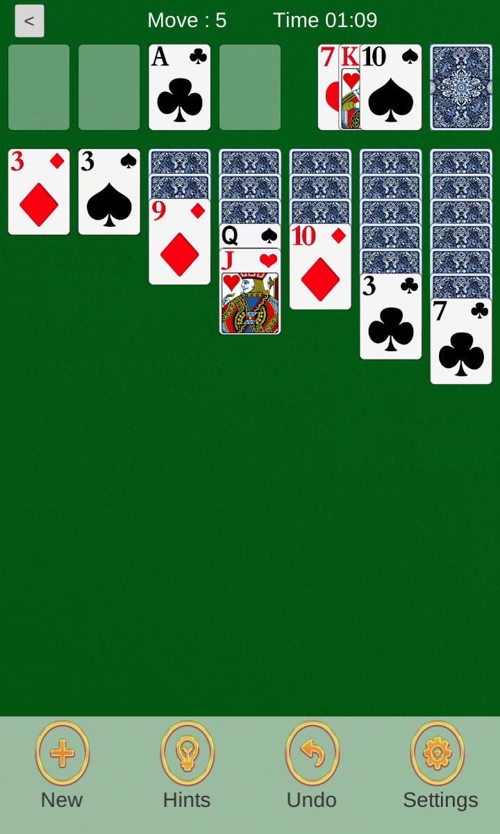 Classic Solitaire Card