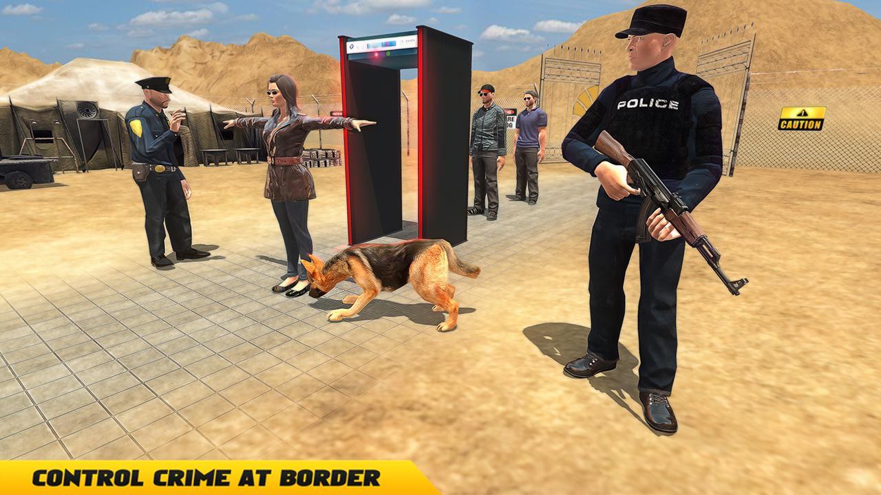 Border Police Dog Chase Sim 3D