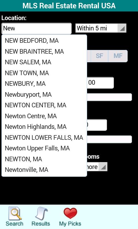 MLS Real Estate Rental USA