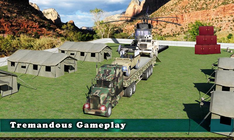 Army Cargo Truck Driving