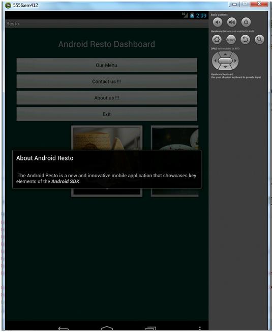 Generic Android Restaurant APP