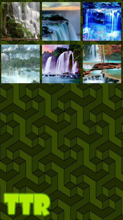 Waterfall Sliding Puzzle