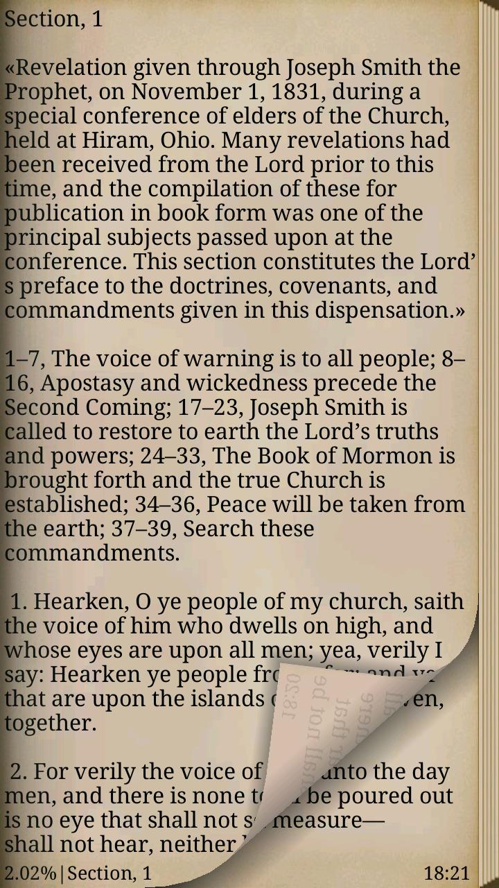 Doctrine and Covenants