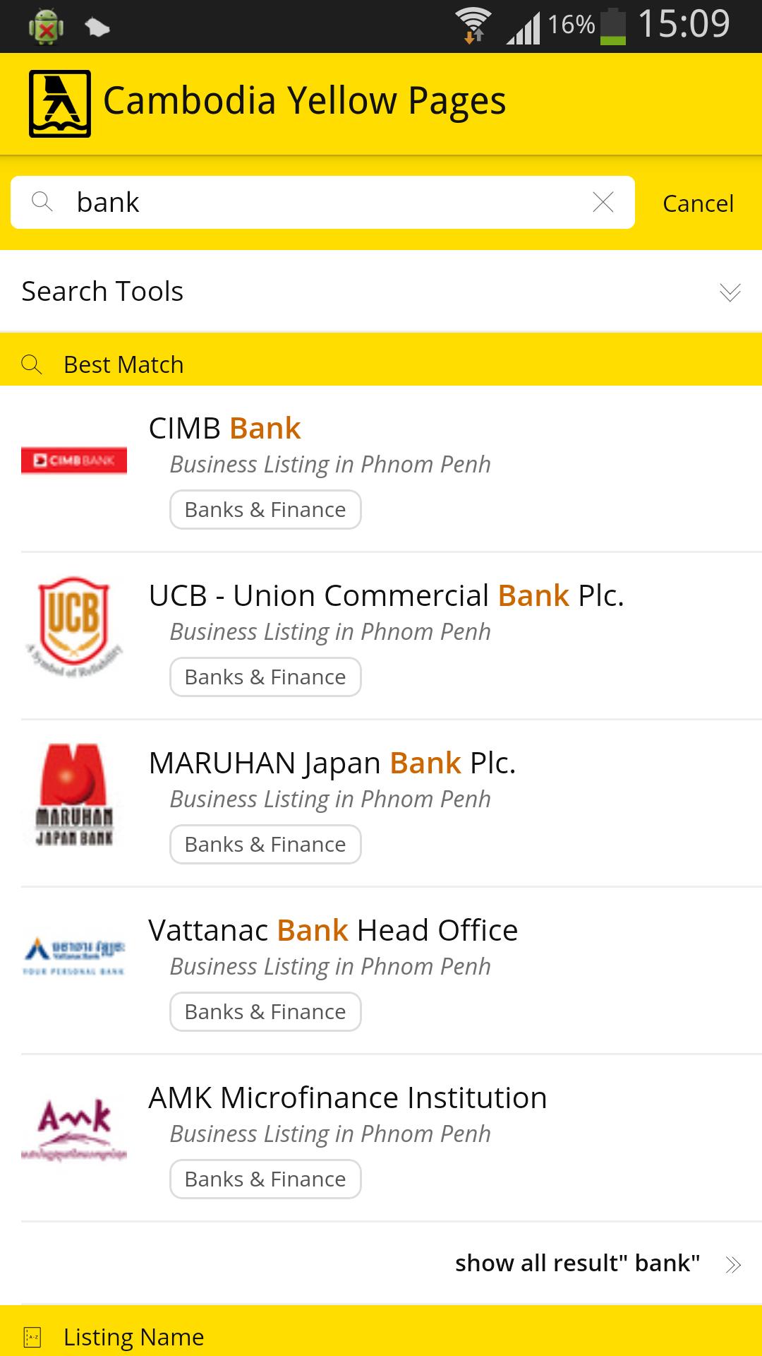 Official Cambodia Yellow Pages