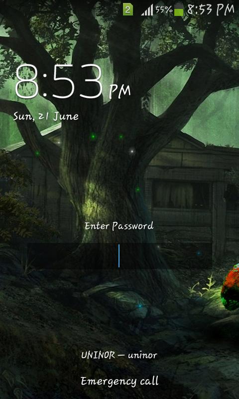 Fireflies Jungle LWP for G, S6