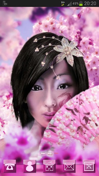 Japan Girl GO Launcher Theme