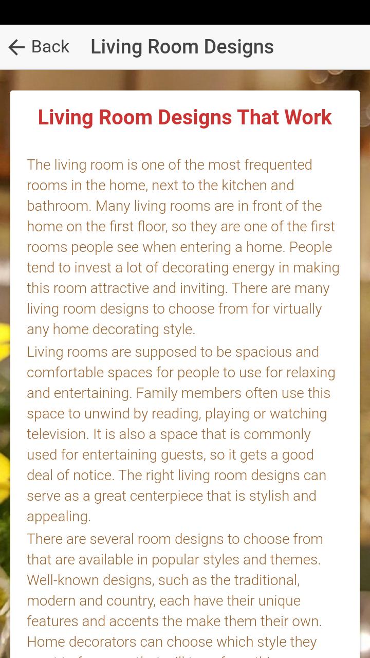 Living Room Ideas & Design - F