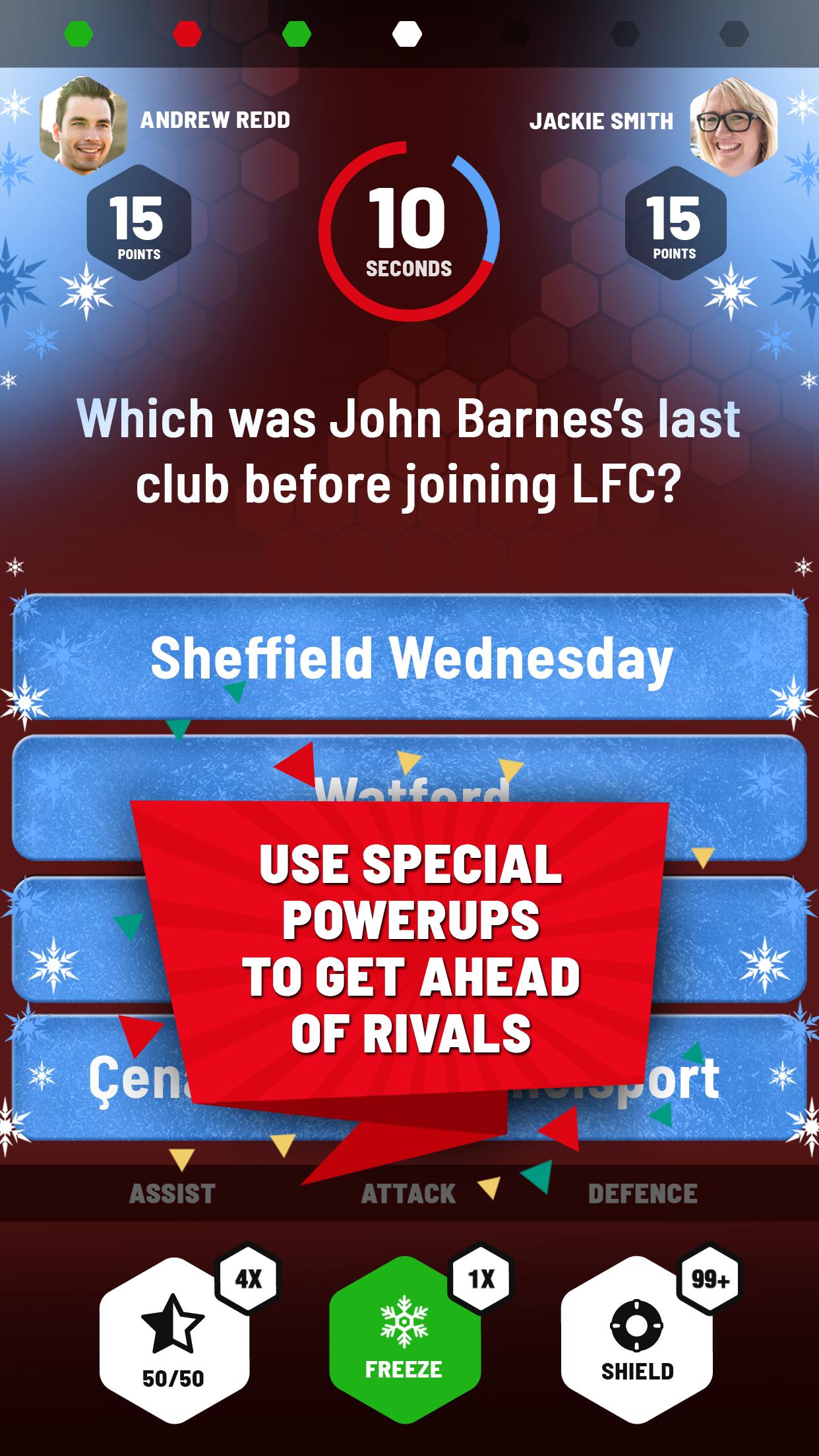 Liverpool FC Quiz Rivals: The Official LFC Game