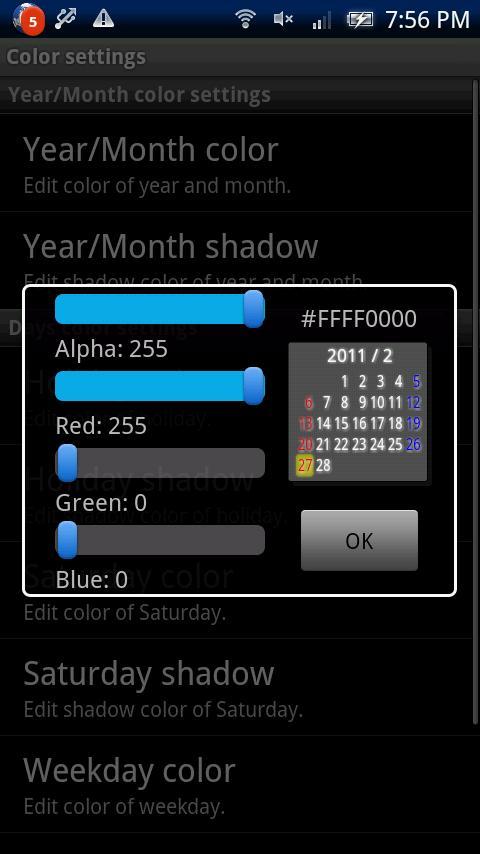 Calendar & Launcher Pro