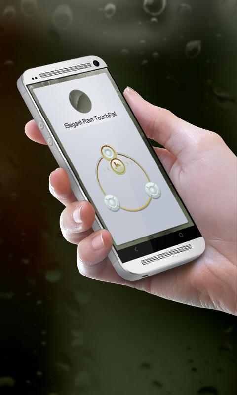 Elegant Rain Keypad Design