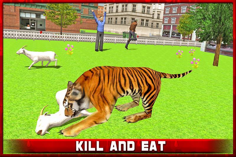 Angry Tiger City Revenge: Attack Sim