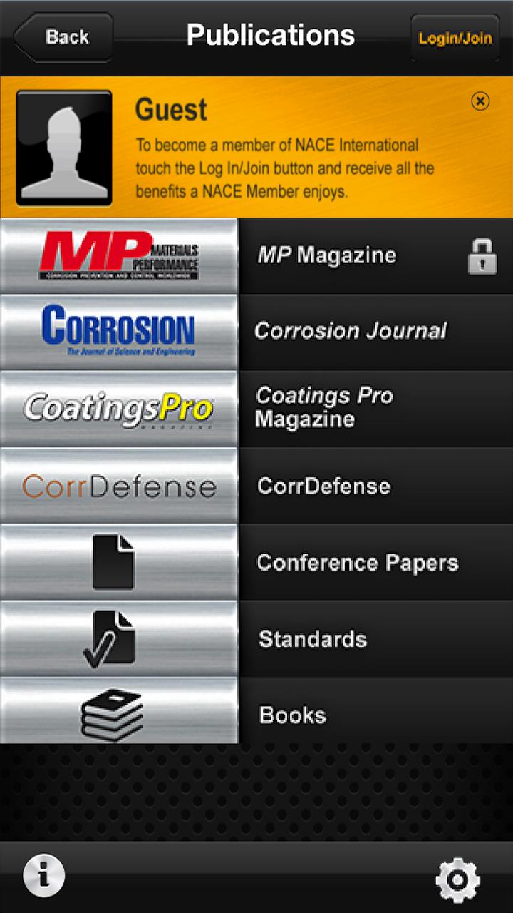 NACE Intl. Corrosion App