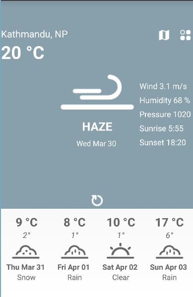 Nepal Weather App