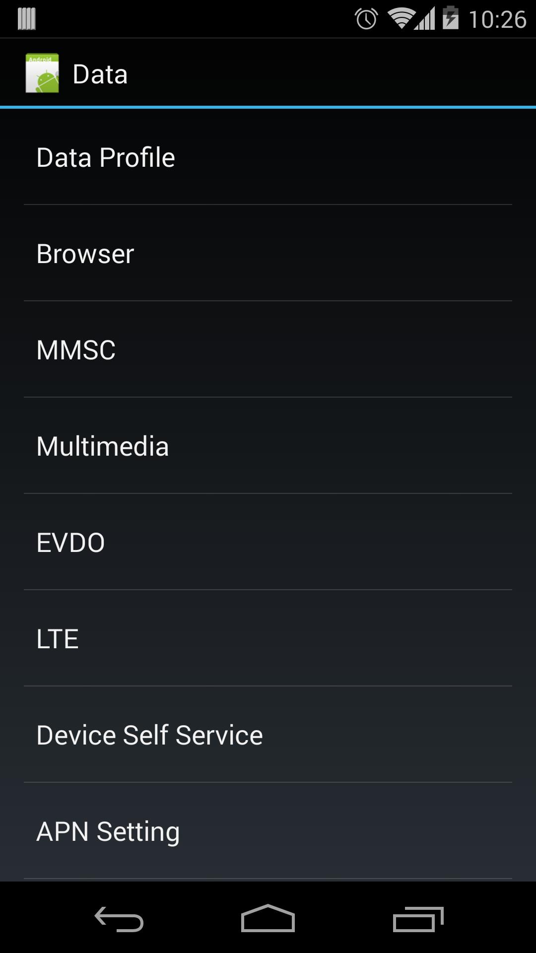 Nexus 5 Field Test Mode