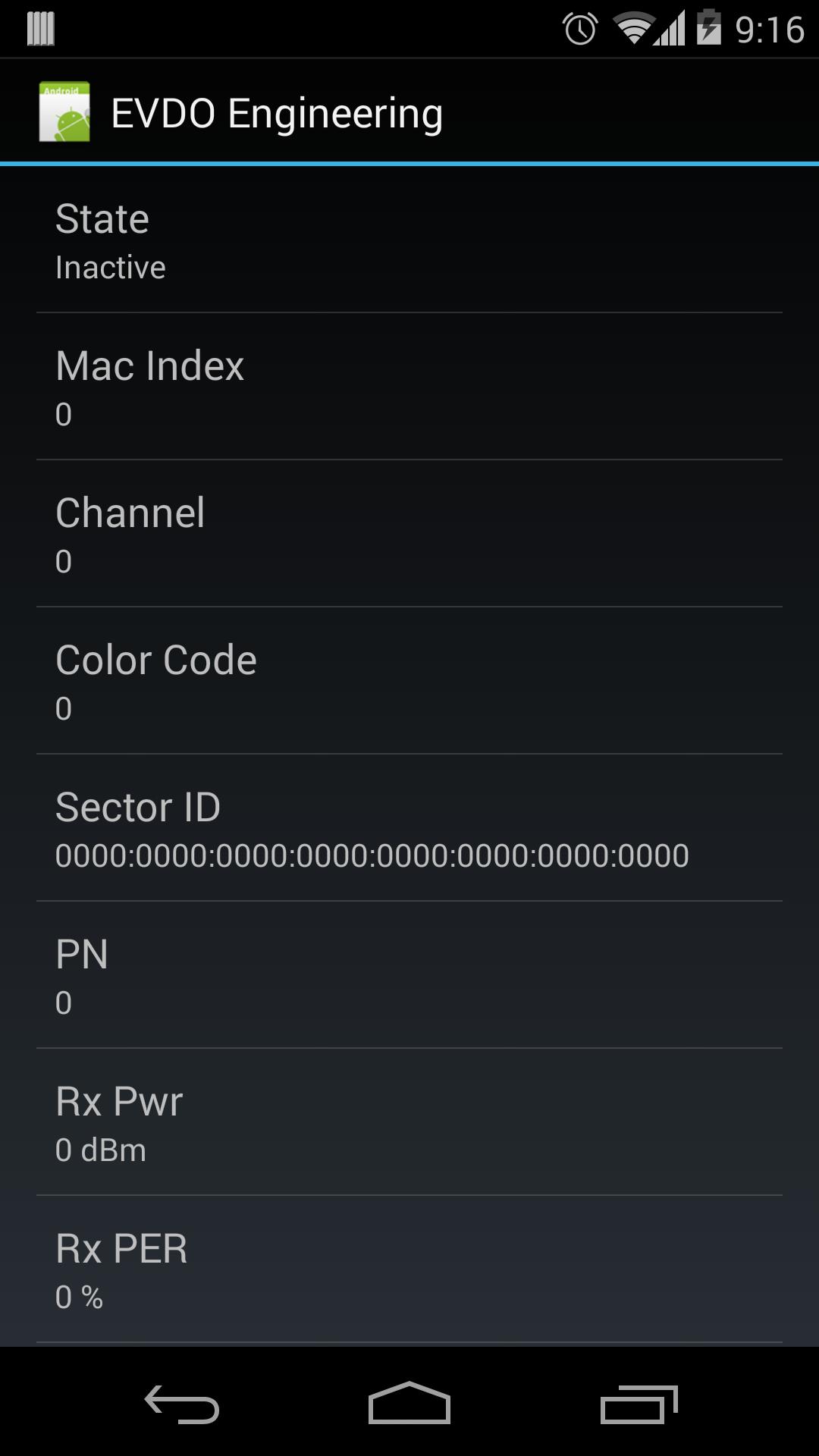 Nexus 5 Field Test Mode