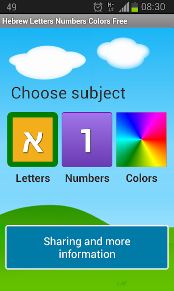 Hebrew Letters Numbers Colors