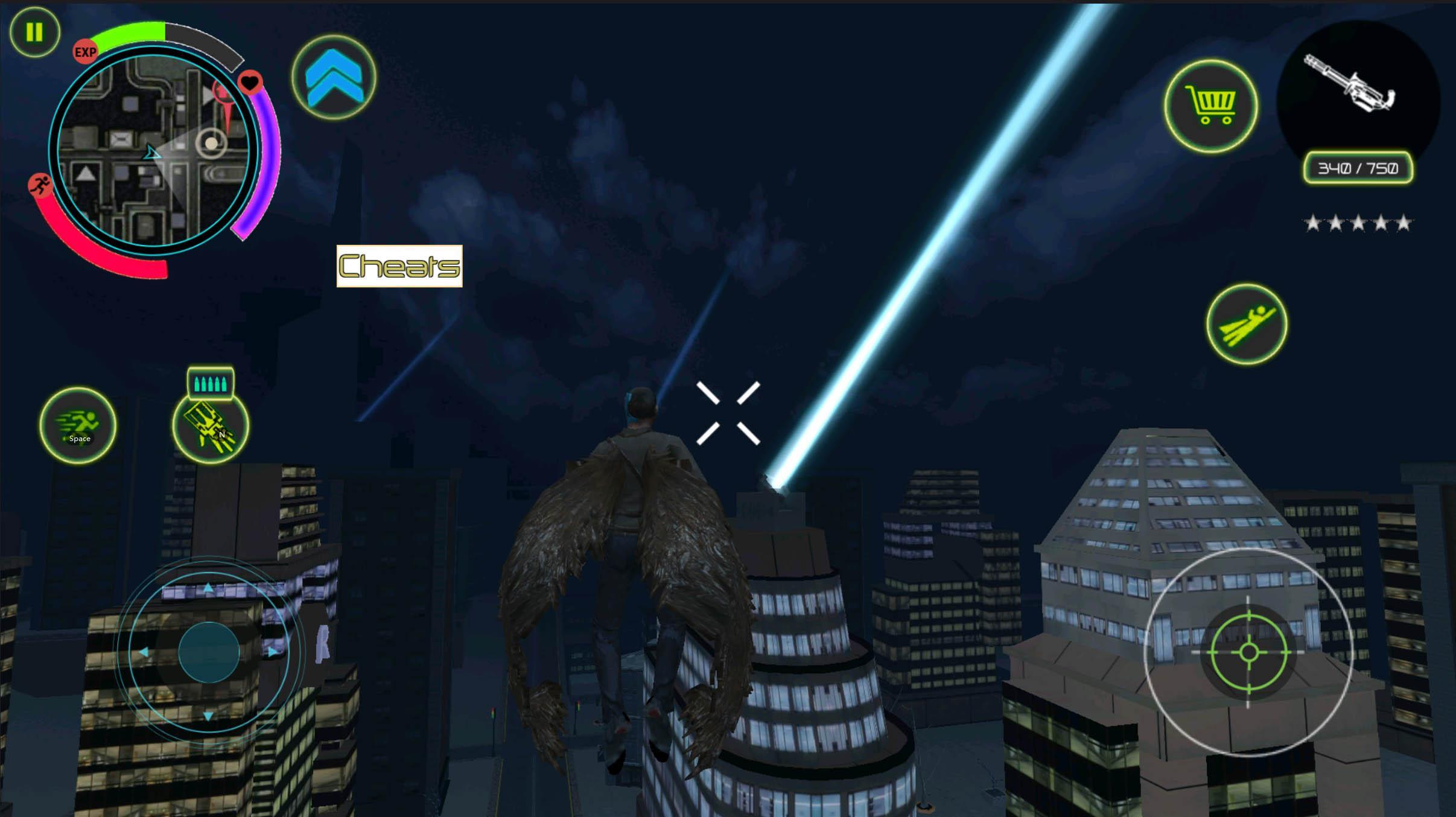 Immortal Angel Wings Hero : Devil Crime City