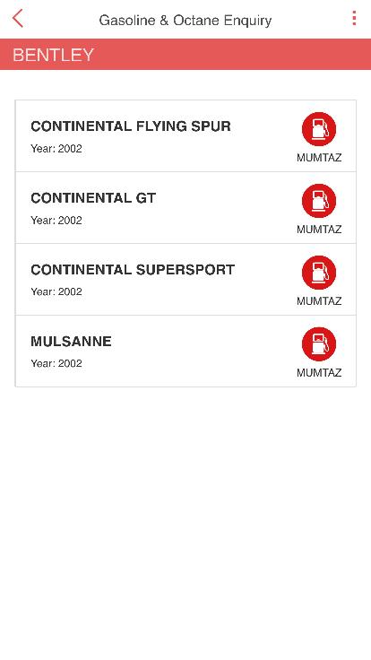 Gasoline & Octane Inquiry