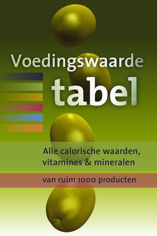 Voedingwaardetabel