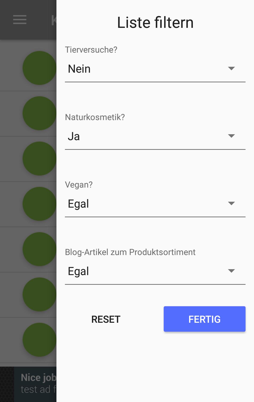 Kosmetik ohne Tierversuche