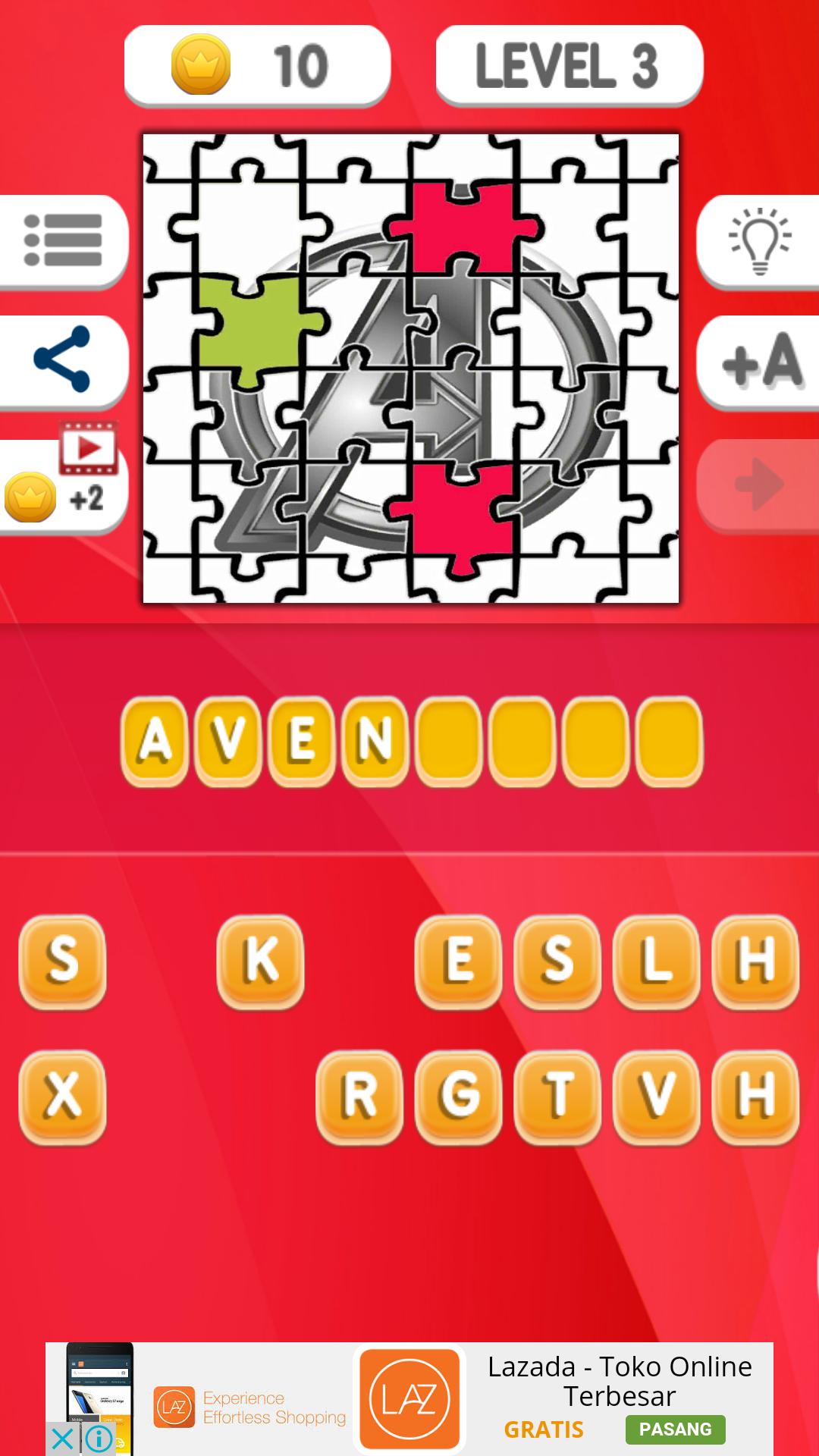 Logo Puzzle Quiz for Superhero