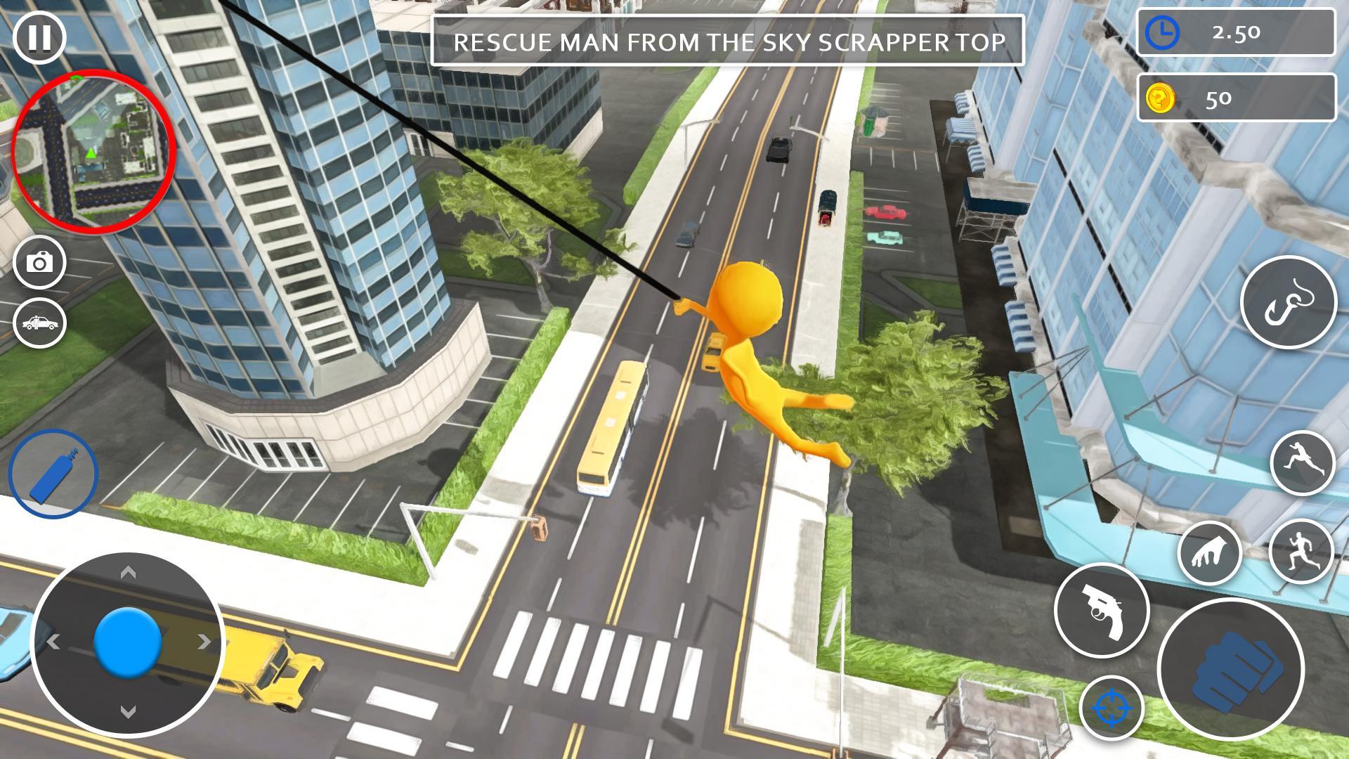 Stickman Gansgter Superhero