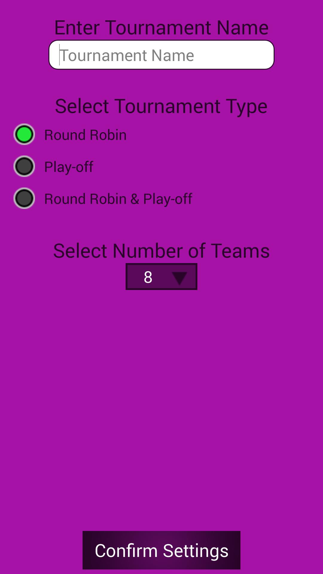 Ultimate Tourney Creator