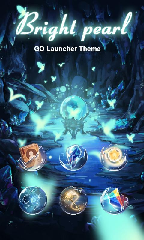 Bright Pearl GO Launcher Theme