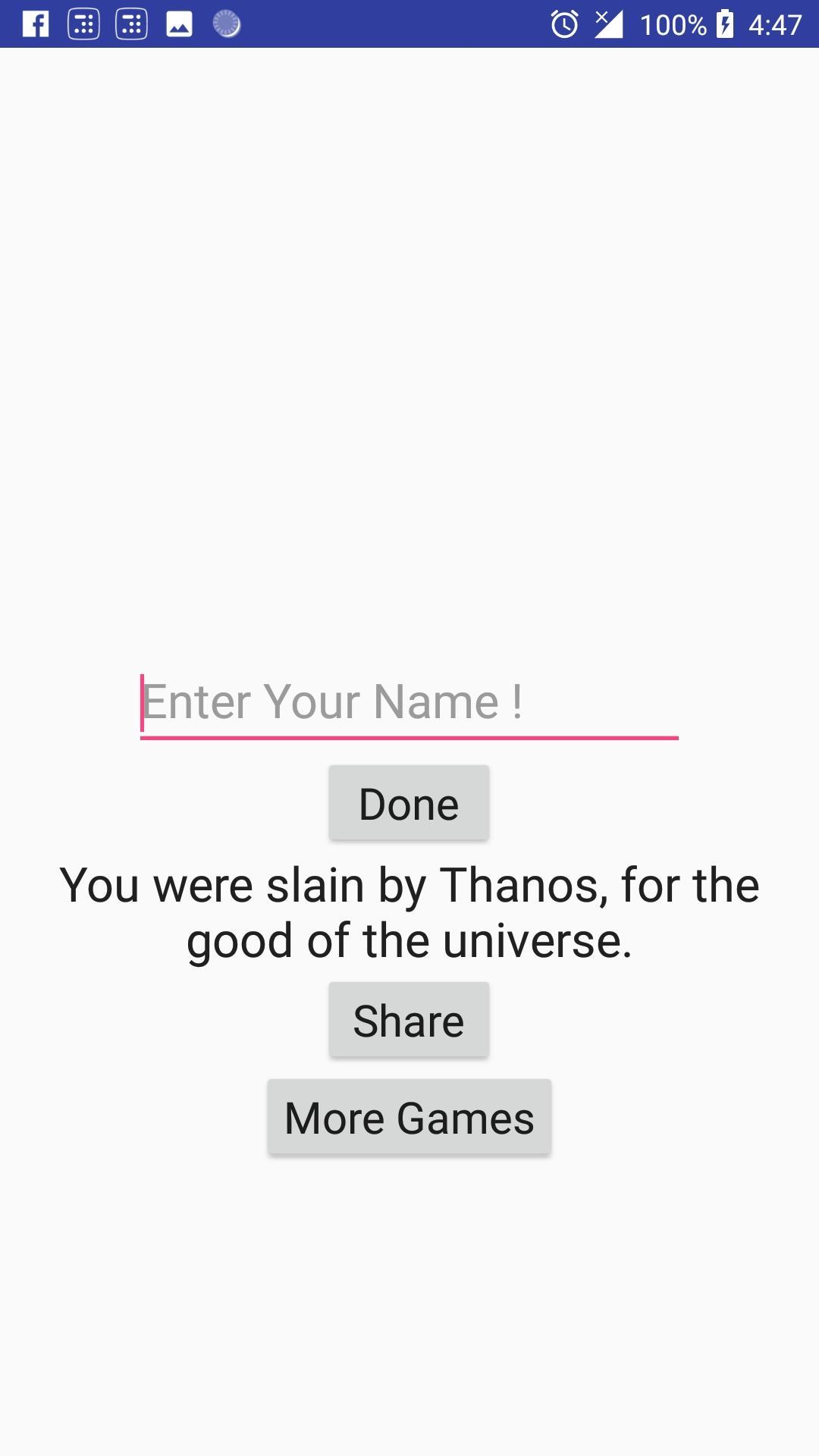 Did Thanos Kill Me