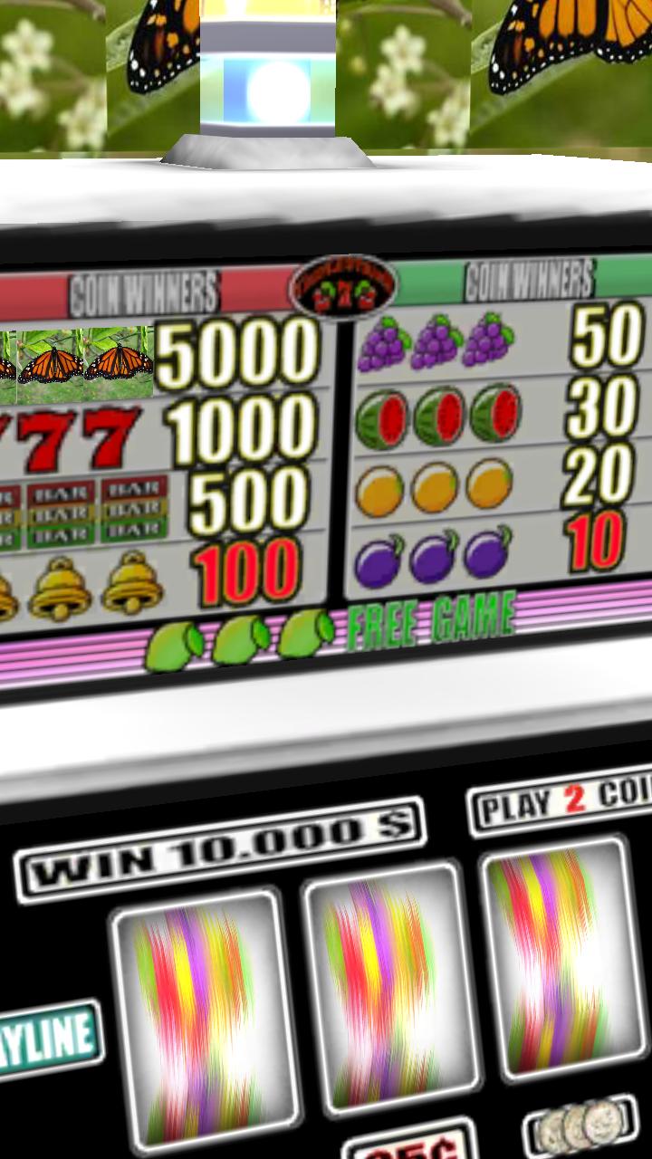 3D Monarch Butterfly Slots