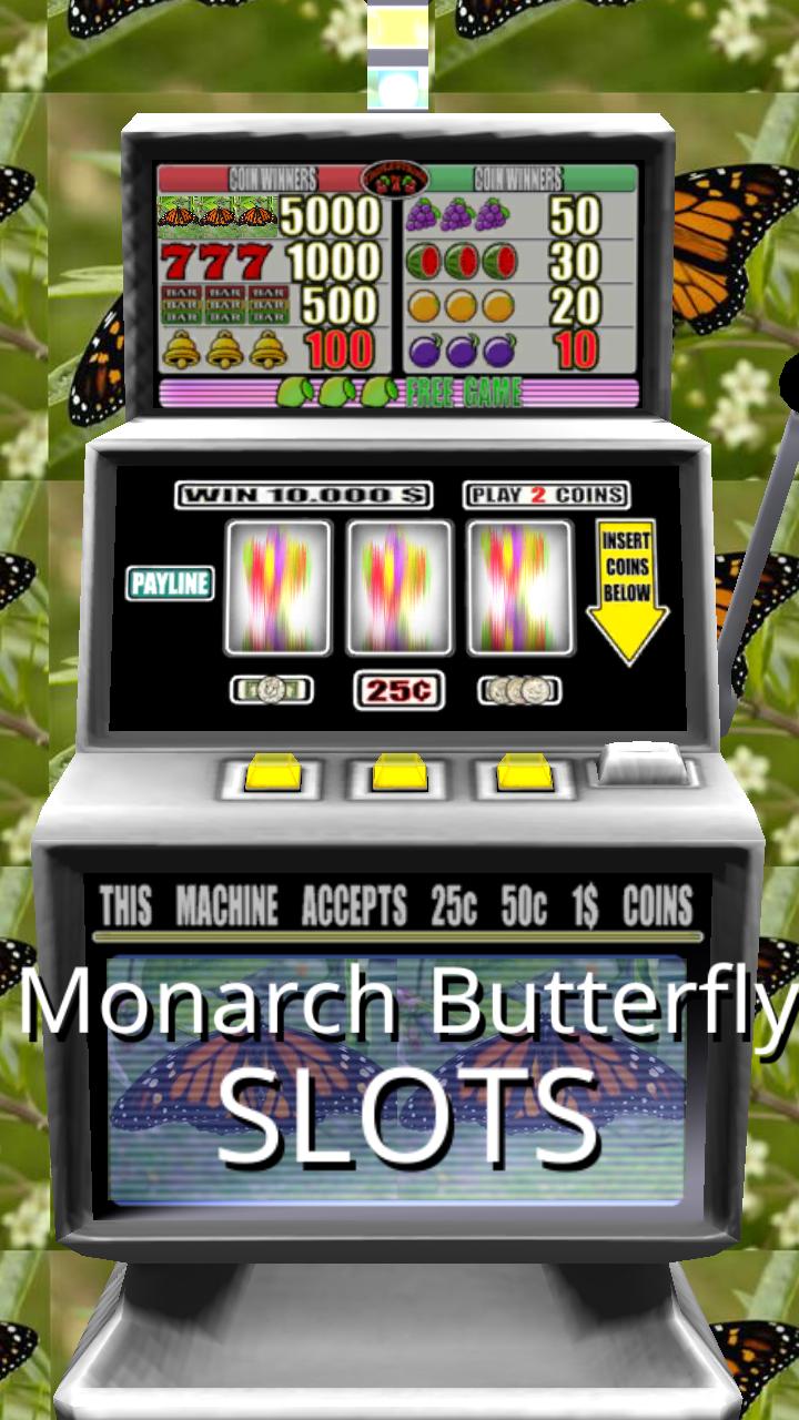 3D Monarch Butterfly Slots