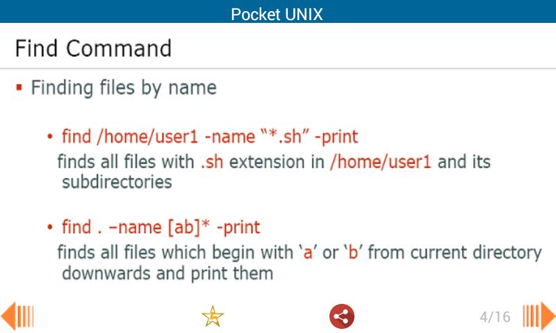 Pocket UNIX