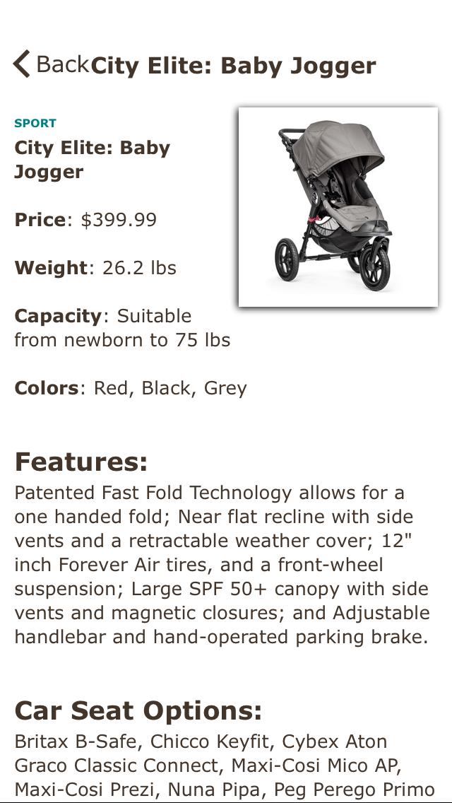 Stroller Selector