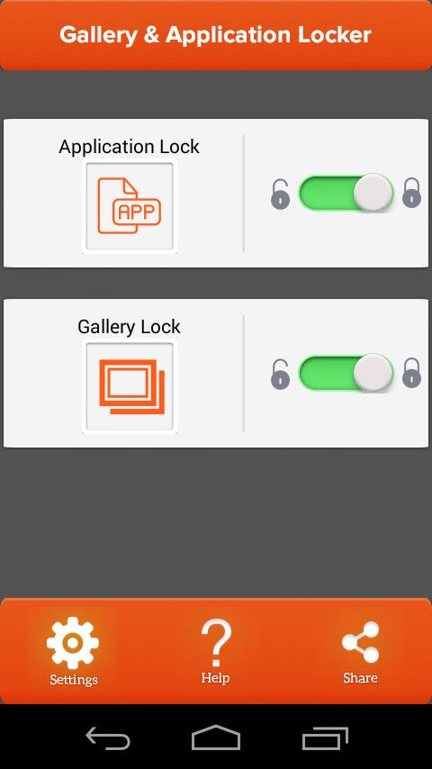 Gallery and App Locker