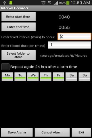 Interval Recorder Ad