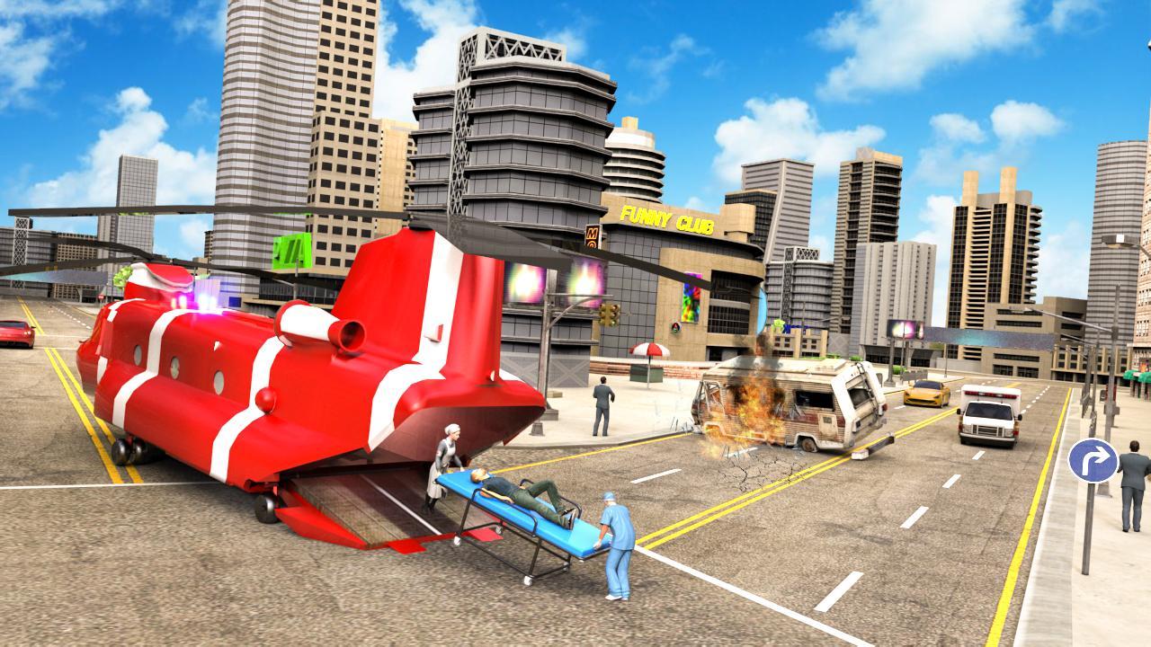 Coronavirus Rescue Helicopter Ambulance