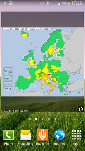 Alarm Weather - EUROPE